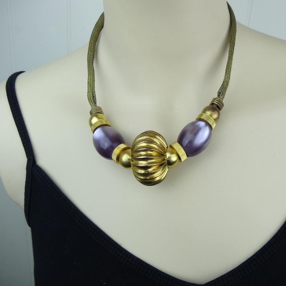 VINTAGE 70s 80s Womens Necklace Costume